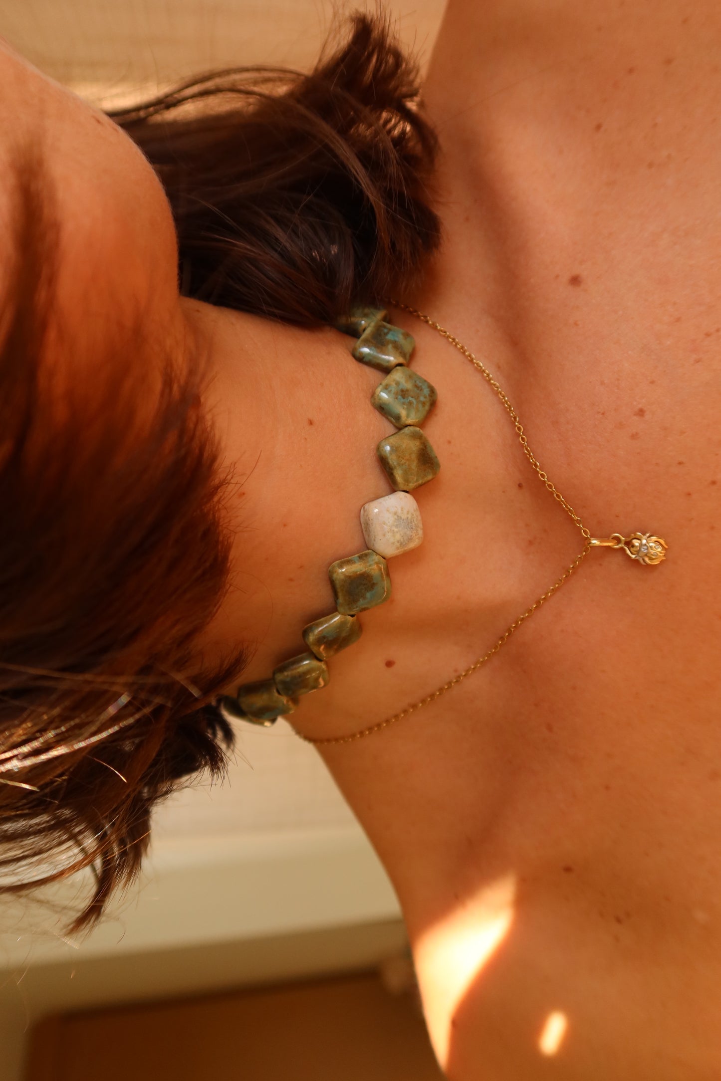 Monti - Light Green & White